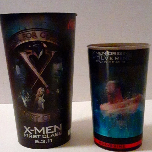 Marvel Other - X-Men & Wolverine Collector Cups x 2